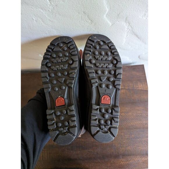 Sorel Women's Leather Lace-up Lined Winter Snow Boots Duck Boots - Size 8 - Picture 6 of 9